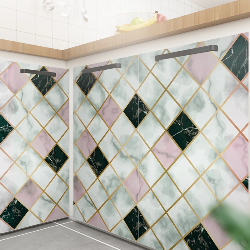 Обои виниловые самоклеящиеся водостойкие с алюминиевым покрытием 300 см |