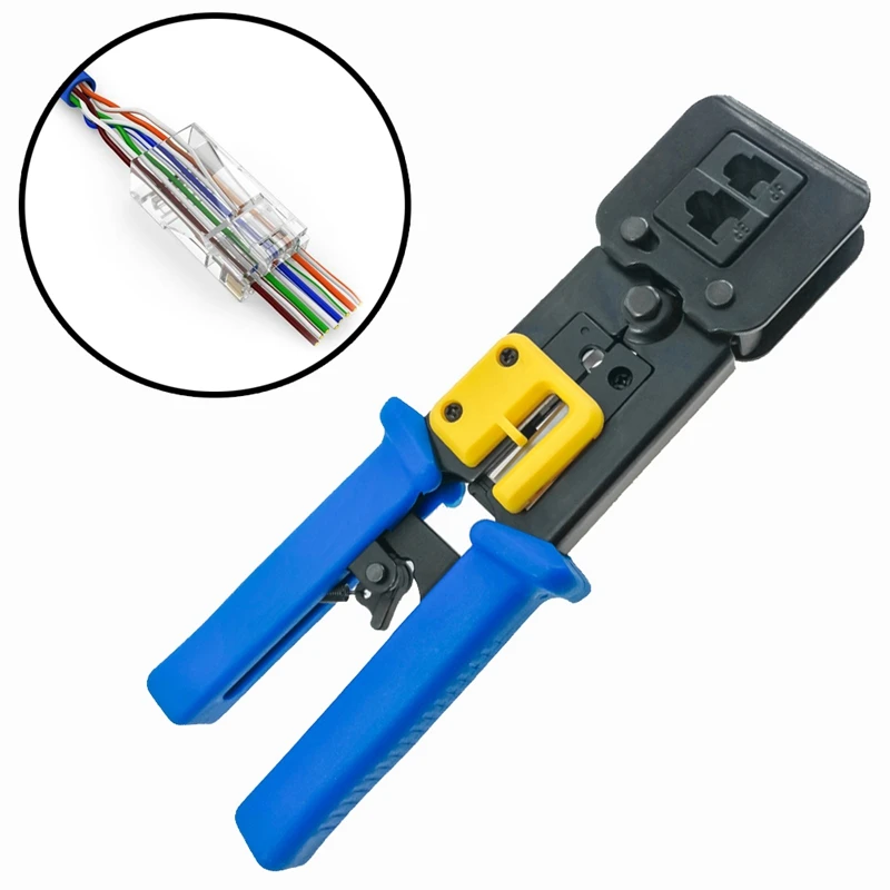 Многофункциональный RJ11 RJ45 6P 8P сетевой кабель плоскогубцы Ethernet обжимной
