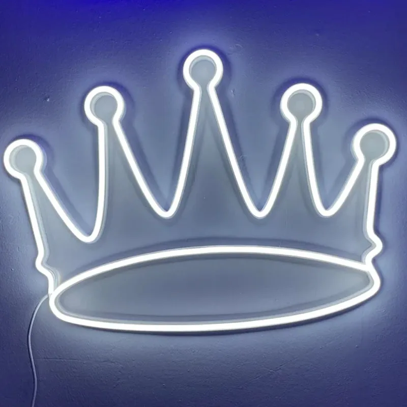 

Custom Crown Neon Sign Flex Led Neon Light Sign Led Text Custom Party Wedding Led Neon Sign Home Room Decoration Event Decor