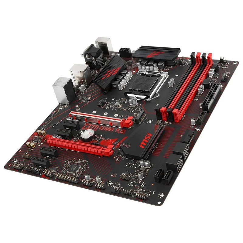 Материнская плата для MSI Z370 GAMING PLUS LGA 1151 Intel DDR4 M.2 SATA III Desktop Core i7/i5/i3 ATX | Компьютеры и