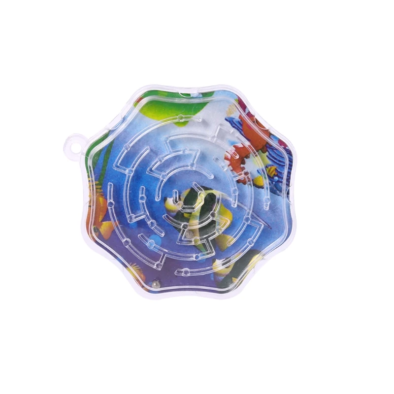 

10Pcs Magic Octagon Puzzle Speed Labyrinth Track Maze Toy For Children Kids Gift Q6PD