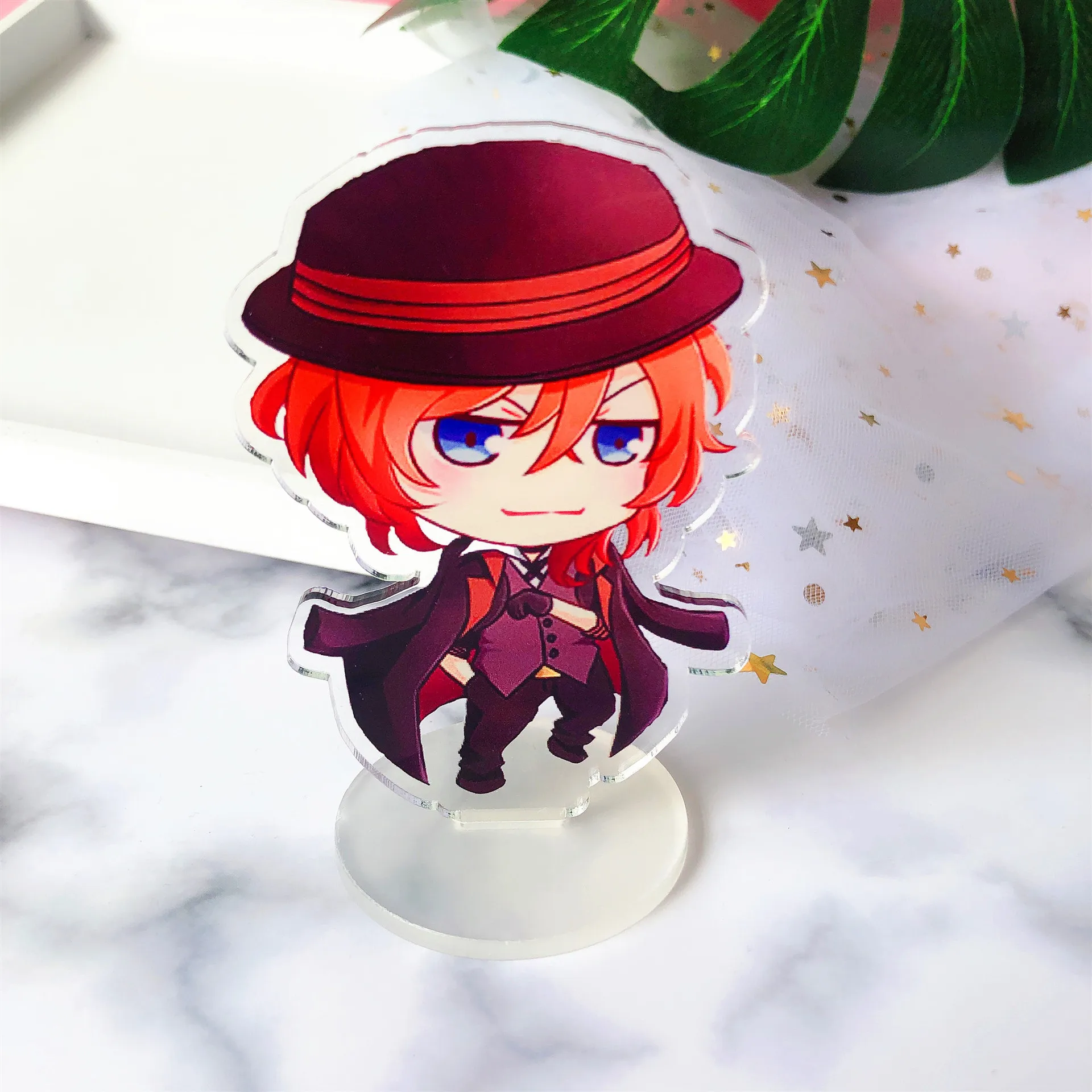 Мультфильм литературный гигантский дикий Сделать акриловый стоячий знак кулон