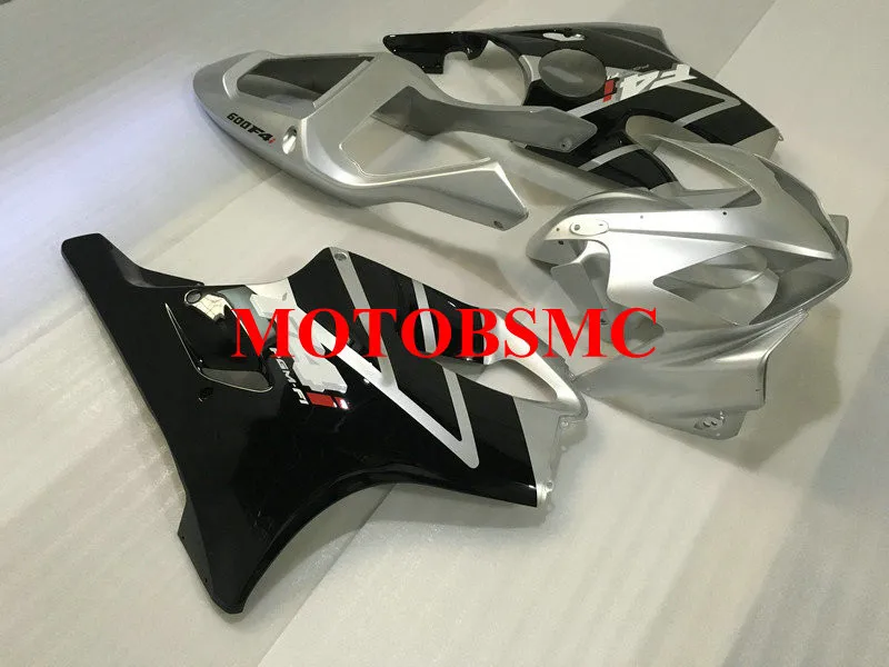 Custom Fairing kit for HONDA CBR600F4I 01 02 03 CBR600 F4I CBR 600 2001 2002 2003 ABS Silver black Fairings set+Gifts HA57 | Автомобили и