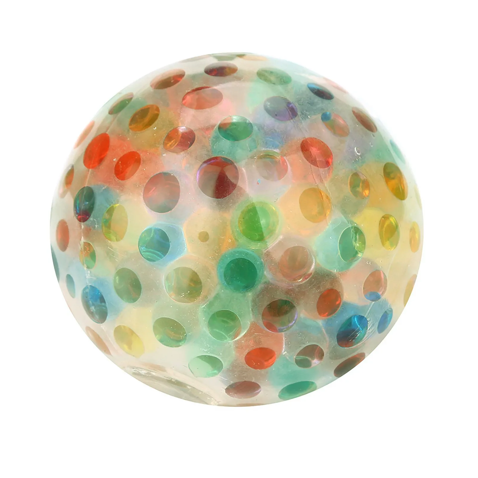 Губчатый Радужный шар долговечные игрушки податливый антистрессовые для снятия