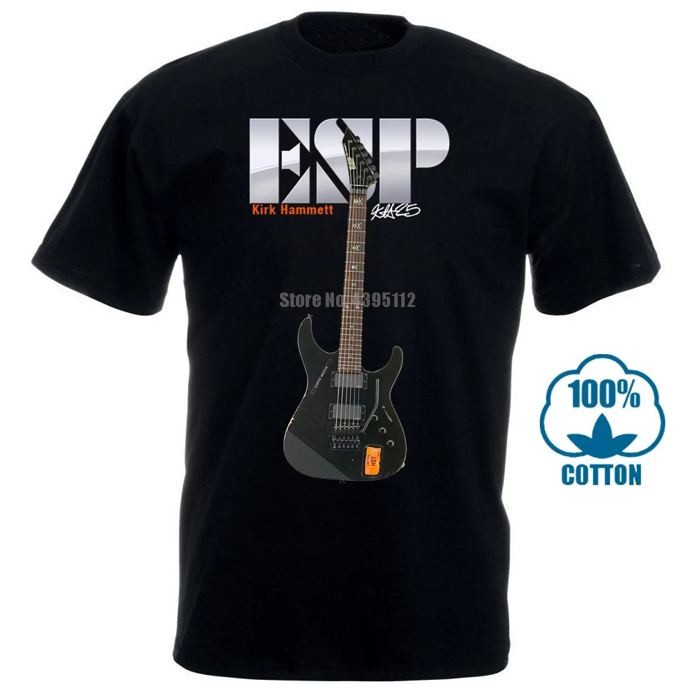 Kirk Hammett Esp Ltd Kh 25 футболка с электрогитарой Размер: S M L Xl Xxl 011293|Мужские футболки| |