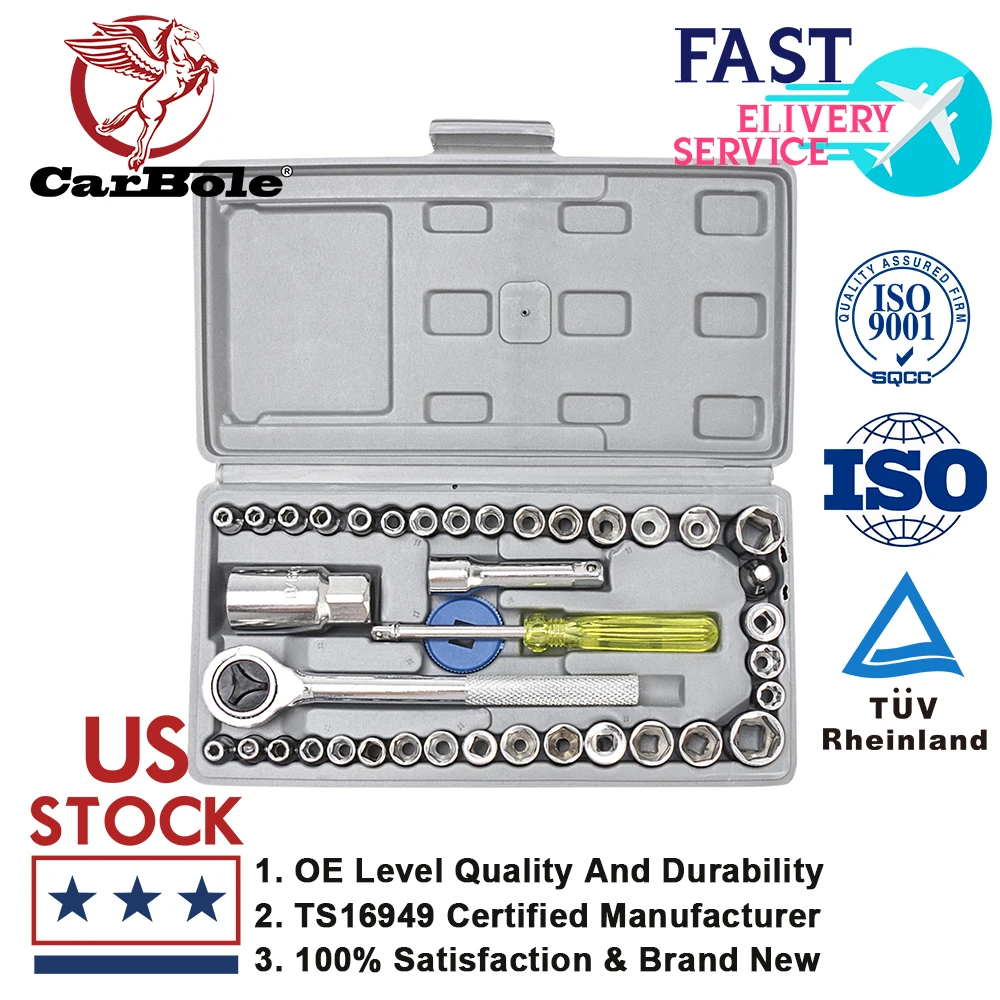 Для выведения токсинов 40 шт Ratchet &amp гнездо набор инструментов Метрическая 1/4