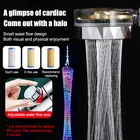 Турбонасадка для душа Turbolux с турбовентилятором, мощная головка для ручного душа высокого давления, вращающаяся на 360 , аксессуары для ванной комнаты