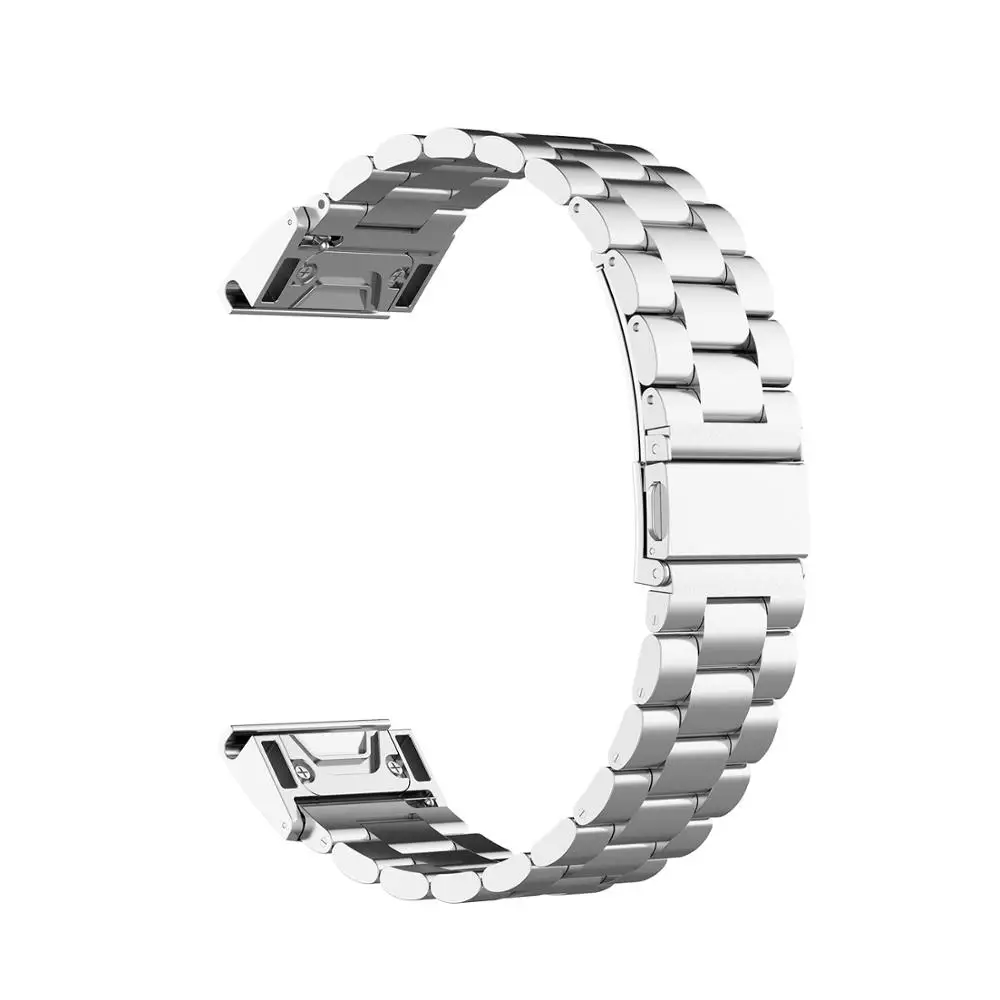 Quick Releas металлический ремешок из нержавеющей стали 26 мм 22 20 для Garmin Fenix 6 6X6 S/5 5S 5X