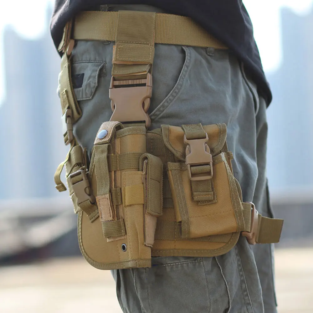 

Тактическая кобура для пистолета Glock Airsoft кобура для пистолета чехол для охоты ног кобура нейлоновый поясной ремень аксессуары