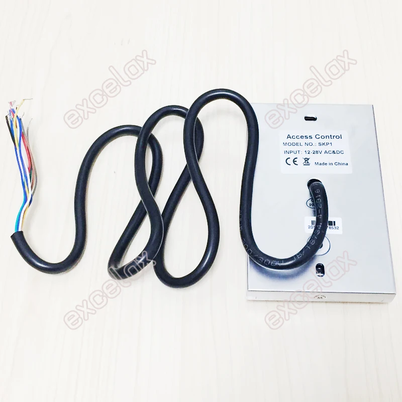AC DC 12 V-28 V Водонепроницаемый двойной реле Клавиатура Доступа Автономный IP66 открытый механизм открывания двери клавиатура 125 кГц карточке бесконтактного считывания