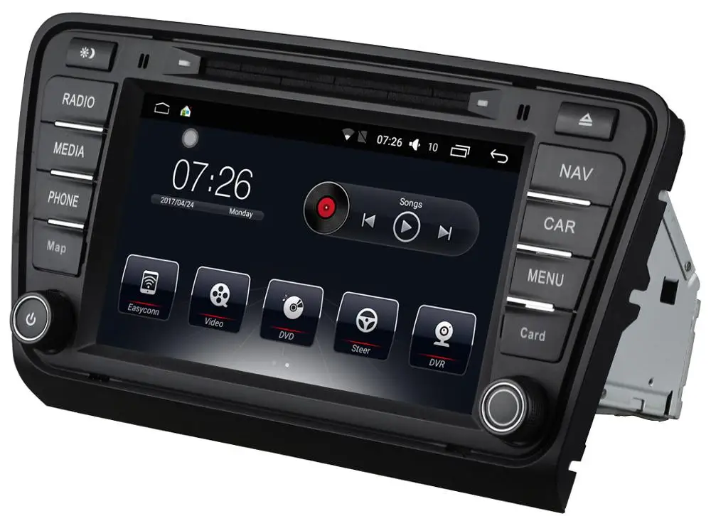 Автомобильный dvd плеер NaweiGe 8 дюймов T30 Android Восьмиядерный процессор 1 дюйма 2 + 32 ГБ