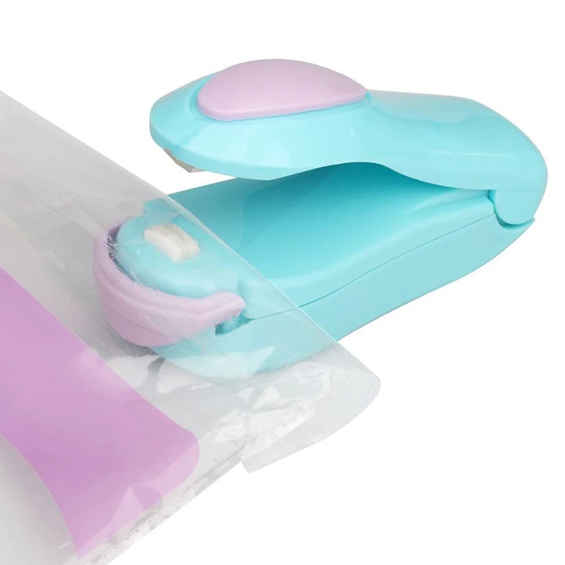 

Mini Bag Sealer Portable Heat Vacuum Sealers Plastic Sealer Mini Food Sealer For Plastic Bags Food Storage ADW889