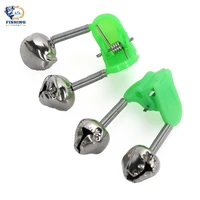 1020pcs fishing bite alarms fishing rod stalk bells clamp tip abs fishing accessory rod bell rod clamp accessory outdoor metal