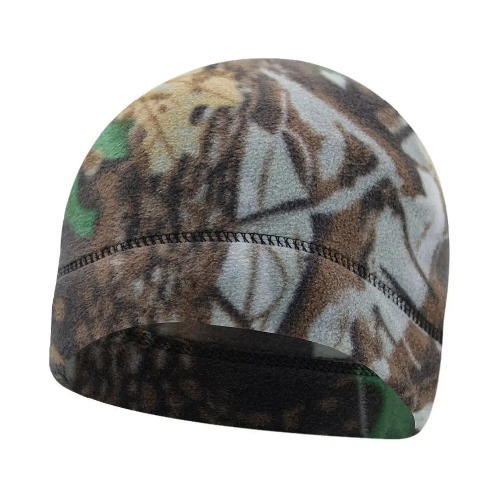 

Winter Spring Men‘s Beanie Marine Corps Tactical Camouflage Thickened Male Outdoor Warm Windproof Elastic Polar Fleece Caps