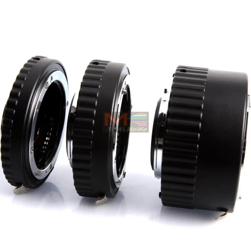 Meike MK-N-AF-A Metal Auto Focus AF Macro Extension Tube Set 12 20 36mm Adapter Ring For Nikon Digital SLR Camera Lens