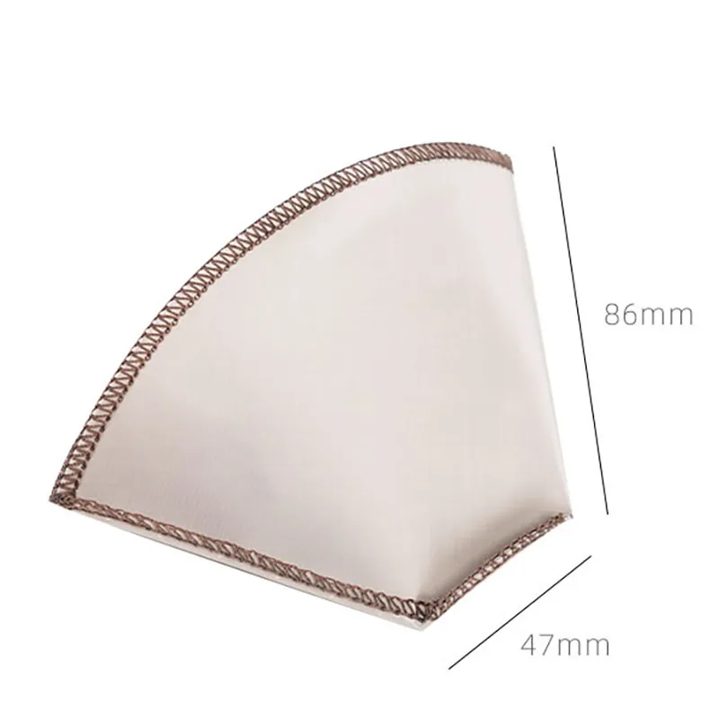 

Filter Paper Stainless Steel Filter V60 Multi Purpose Hand Brewed Coffee Reusable Portable Funnel Filtro Cafe Coffeeware EI50CF