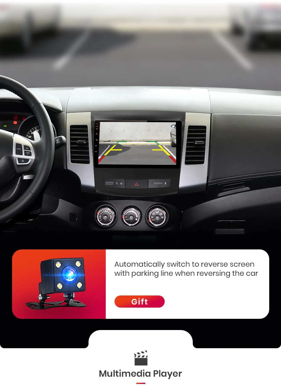 Junsun V1 pro 4G+ 64G CarPlay DSP Android 8,1 автомобильный Радио Мультимедиа стерео плеер gps для Mitsubishi Outlander xl 2 2005-2011 2Din