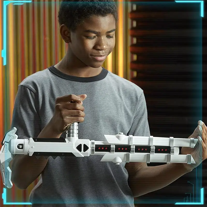 

Star Wars Han Solo white soldier Explosion proof baton Children's Luminous Combination Toys Birthday Present Gifts