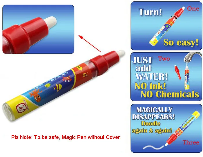 

New 29X19cm Children baby toy Water Drawing Painting Writing Mat Board & Magic Pen Doodle Toy Gift Learning Drawing Toys 2021