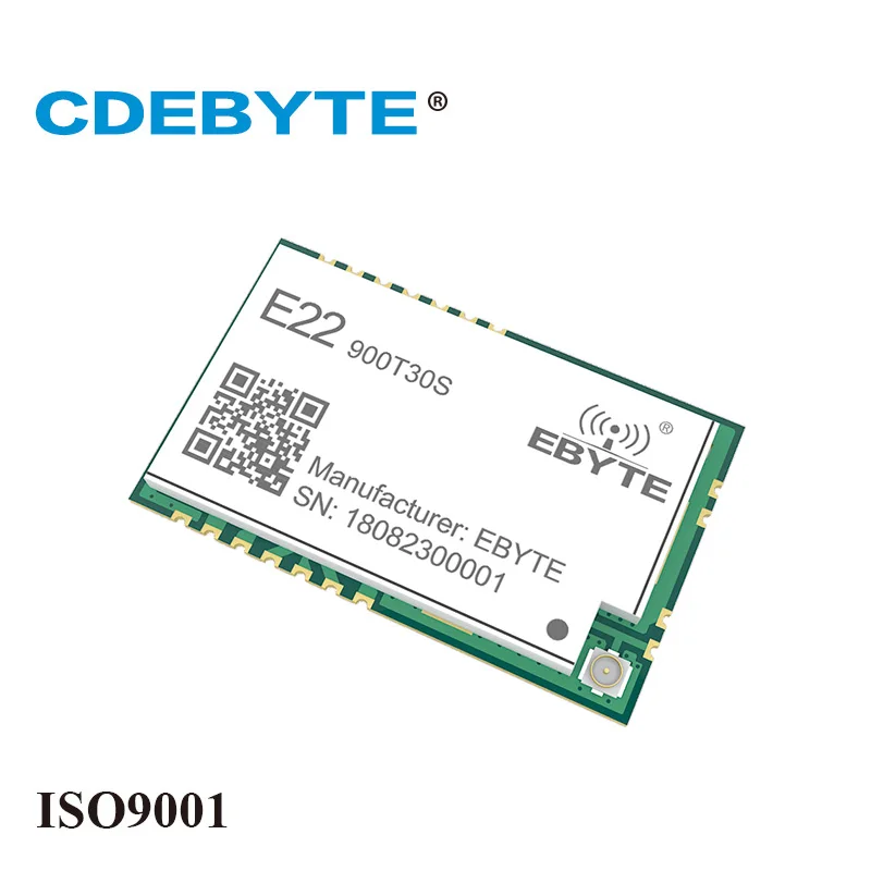 SX1262 SX1268 868 МГц 915 LoRa 30dBm SMD UART Беспроводной RF модуль приемопередатчика 1W с большим
