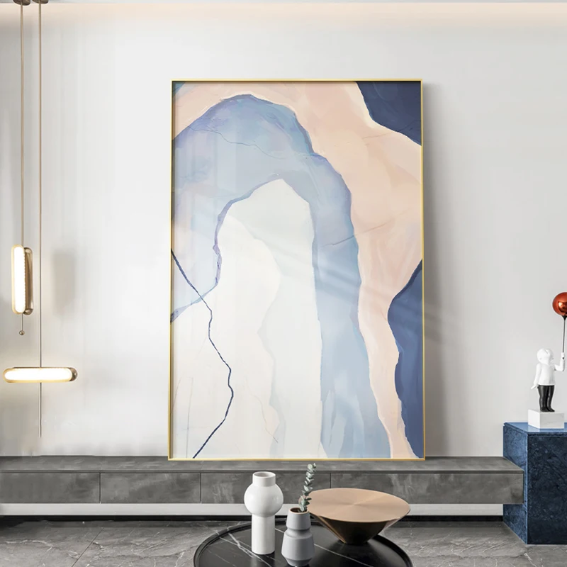 

Abstract Colorful Canvas Painting Posters and Prints Modern Minimalist Wall Art Home Decoration Pictures for Living Room Bedroom