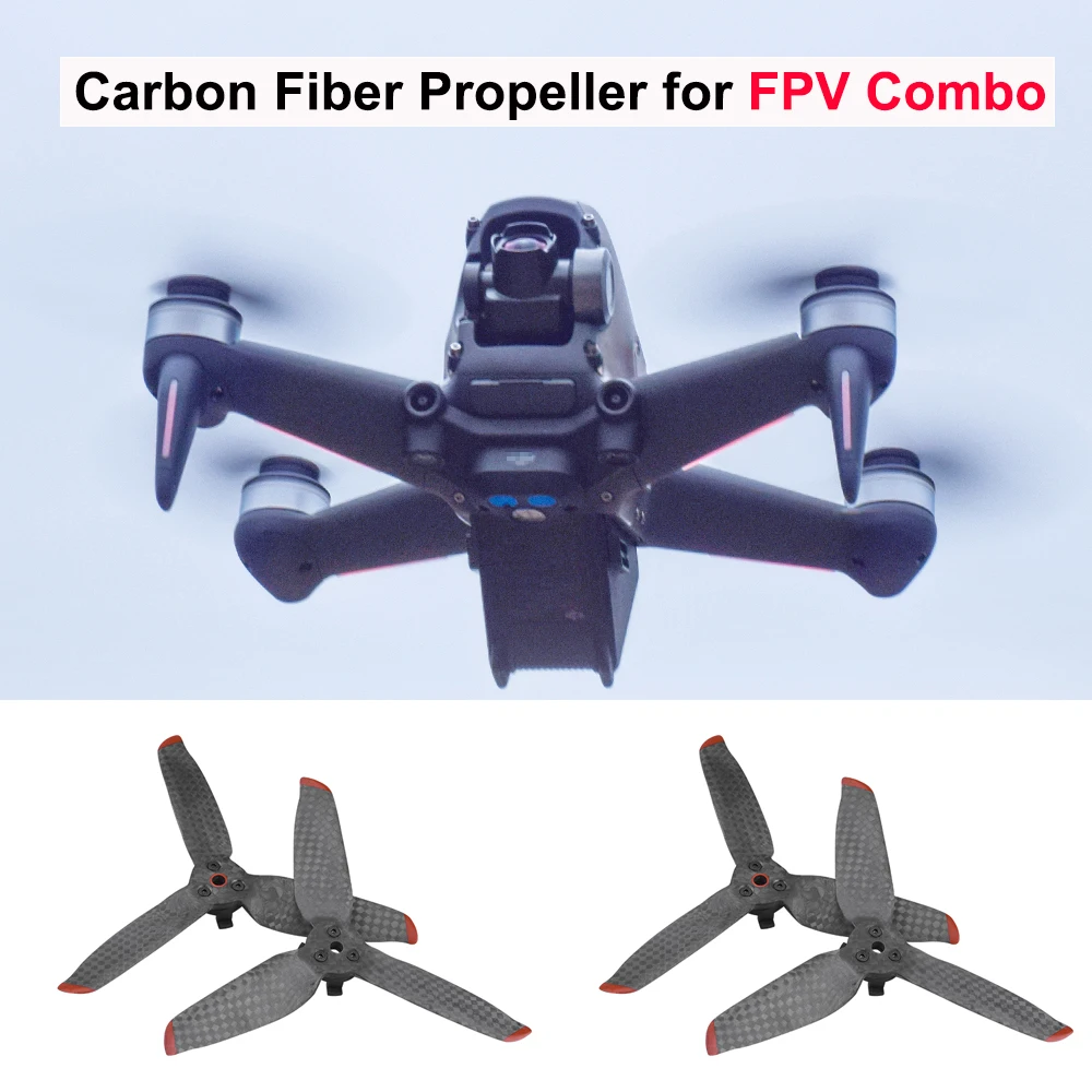 

Для DJI FPV Combo Drone Carbon Fiber Propeller 5328S быстросъемные лопасти сменный пропеллер реквизит для DJI FPV аксессуары