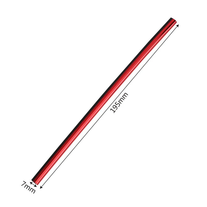 

U Style Car Air Conditioner Outlet Blade Vent Grille Cover Sticker Colorful Chrome Trunk Door Decoration Strip Sticker Z2