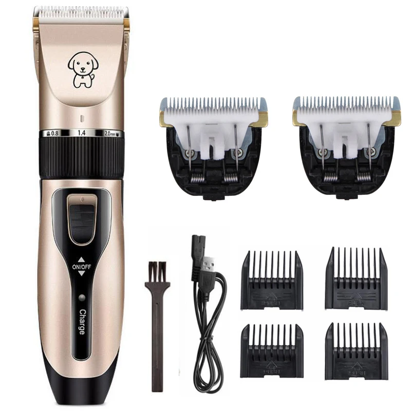 Аккумуляторная машинка для стрижки домашних животных профессиональный триммер