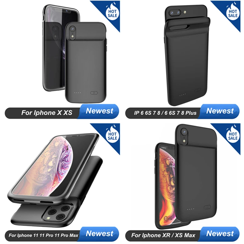Чехол с зарядным устройством для iPhone 12 Mini Pro Max SE 2020 6 6S 7 8 Plus 6s X XS XR | Мобильные