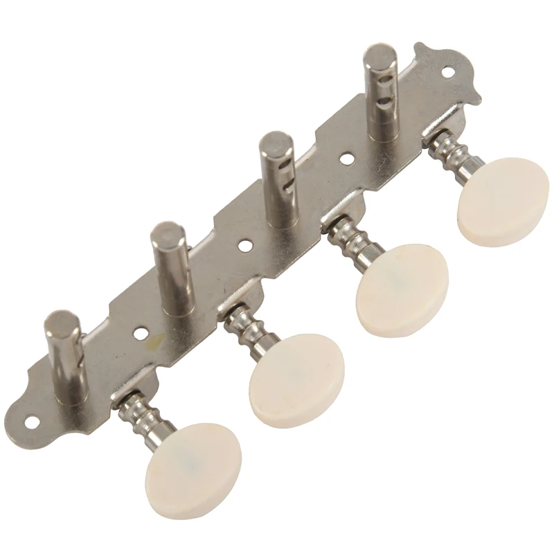 

Machines Tuners Pegs Tuning Key with White Pearl Knobs 4L+4R for Mandolin