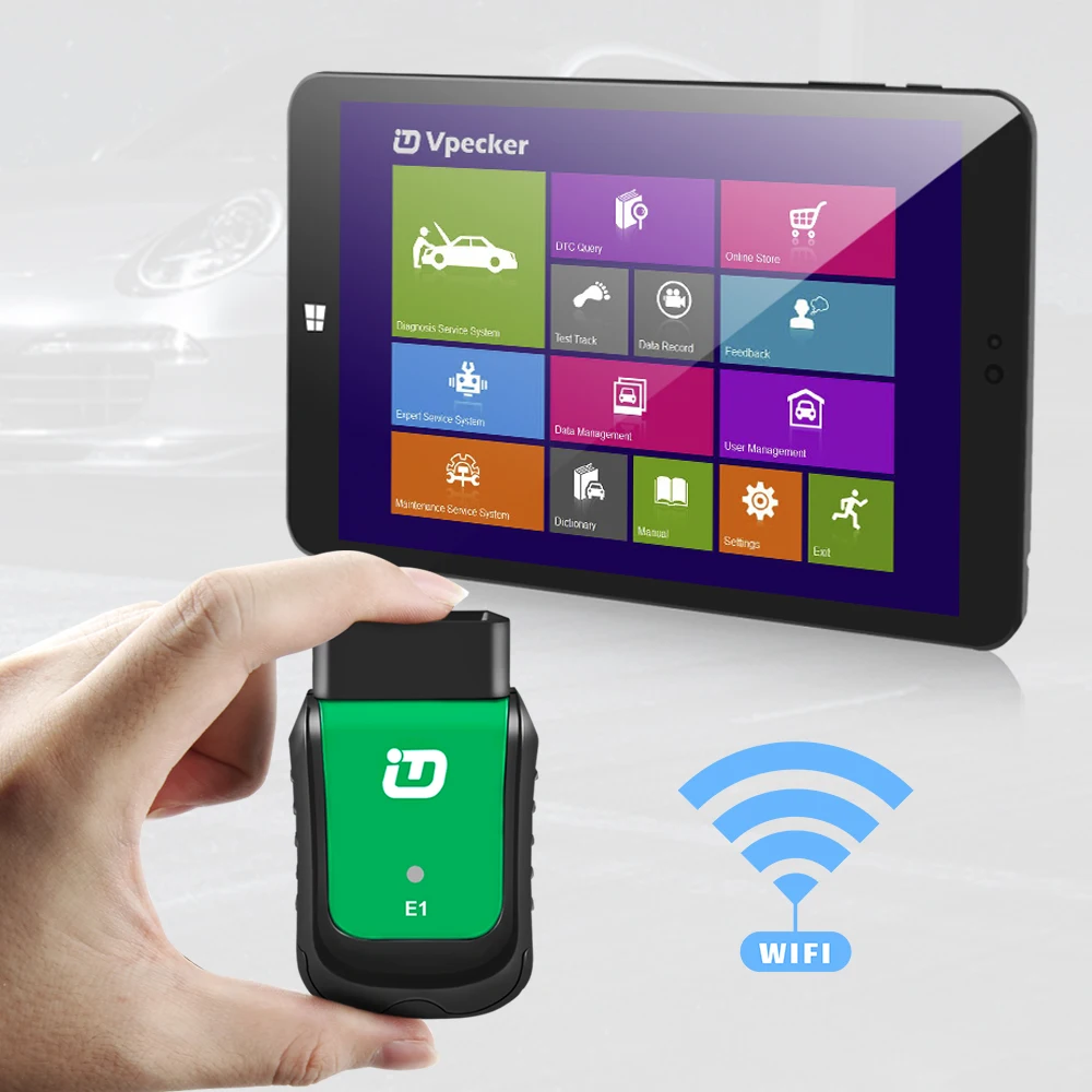 Новейший Vpecker Easydiag E1 OBD2 Wifi OBD 2 сканер с планшетом Vpecker ODB2 полная система автоматический диагностический инструмент сканер
