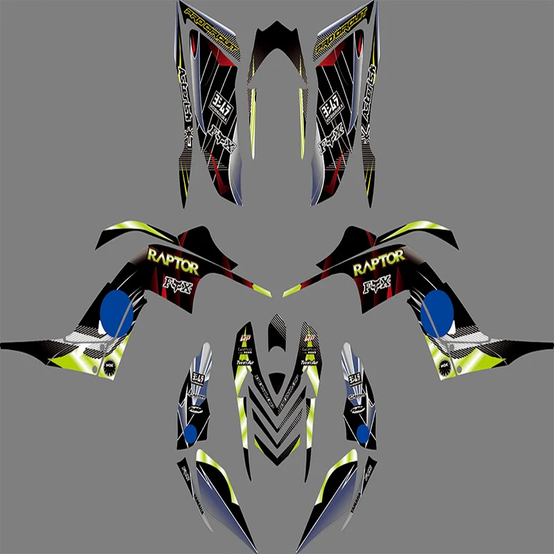 

3M Motorcycle Decal Kits Sticker Graphics Kits for Yamaha RAPTOR 700R 2006 2007 2008 2009 2010 2011 2012