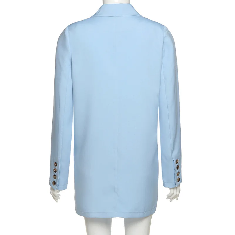 

Aliexpress 2020 Autumn/winter women's wear new single-breasted long-sleeved fashion slim casual small suit woman