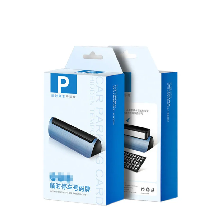CARPRIE Временная парковочная карта экстренный контакт пластиковый скрытый