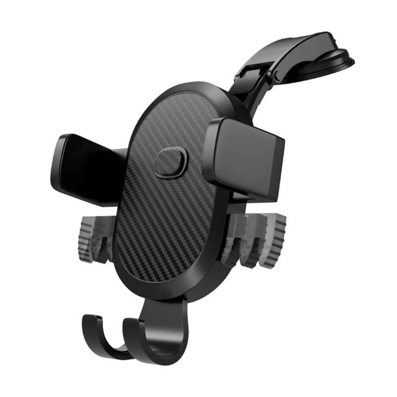 

Автомобильное крепление на присоске для телефона R91A с прочной подставкой на присоске для лобового стекла, универсальный черный держатель д...