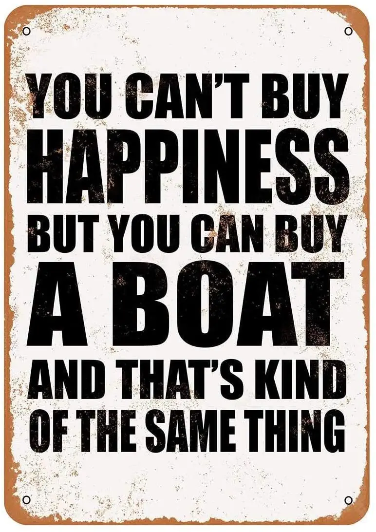 Индивидуальный металлический знак-вы не можете купить счастье но вы