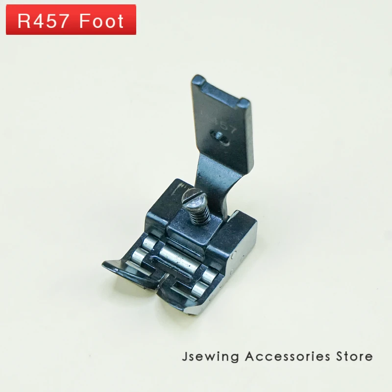 Фото R652 R457 Roller Presser Foot for Industrial Zigzag Sewing Machine Singer 20U 457 JUKI LZ-2280 2284 Bearing Wheel Accessori №5