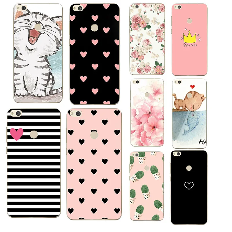 

Ультратонкий Мягкий силиконовый чехол из ТПУ для Huawei Honor 9 P20 Mate 10 P8 P9 P8 Lite 2017 Lite P Smart Heart Fundas, чехол