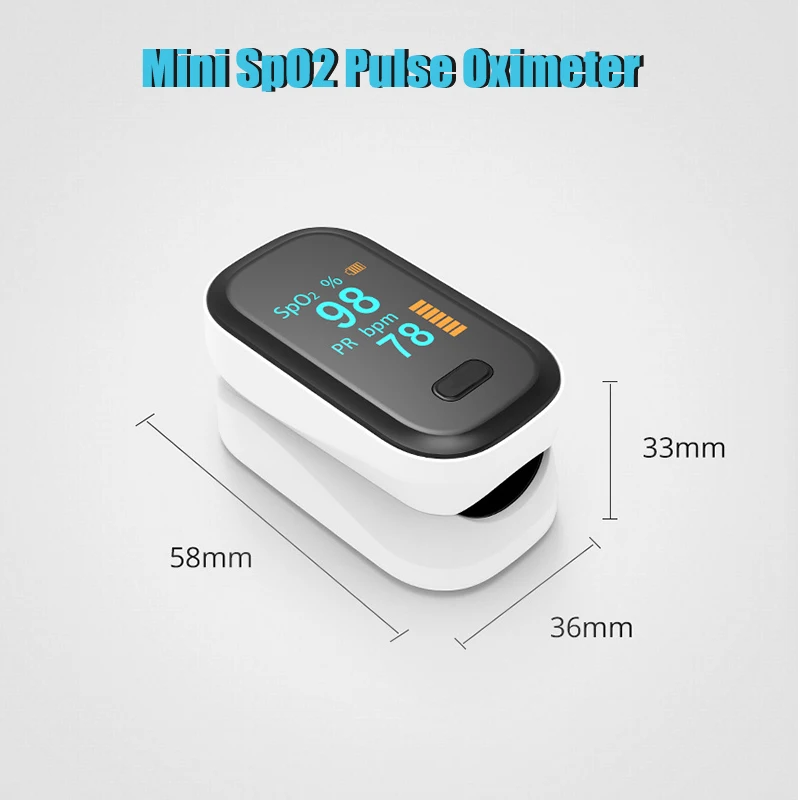 

SpO2 PR Portable Finger Pulse Oximeter OLED Digital Pulse Oxymeter Oximetro De Dedo Blood Oxygen Saturation Meter Saturometro