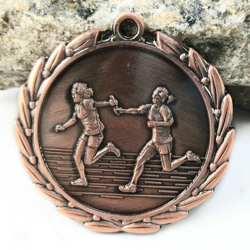 Для женщин эстафета бег медаль за соревнования металлический конкуренции золота