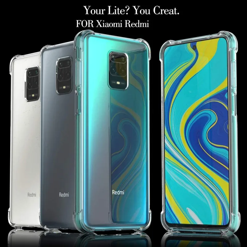Чехол подушка безопасности для Xiaomi Note 10 Lite Mi 9T Pro 8SE A2 A3 мягкий силиконовый
