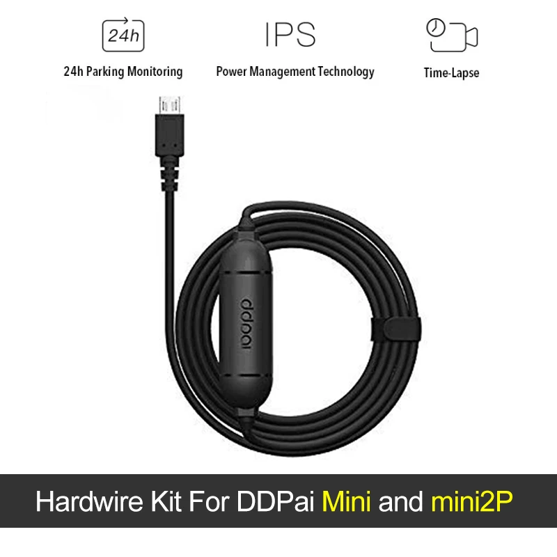 For Mini Mini2P Xiaomi Mijia DDPai ips умный Hardwire комплект натуральный Fit Интеллектуальное распознавание состояния автомобиля 5 слоев защиты безопасности - Название цвета: For Mini Mini2P
