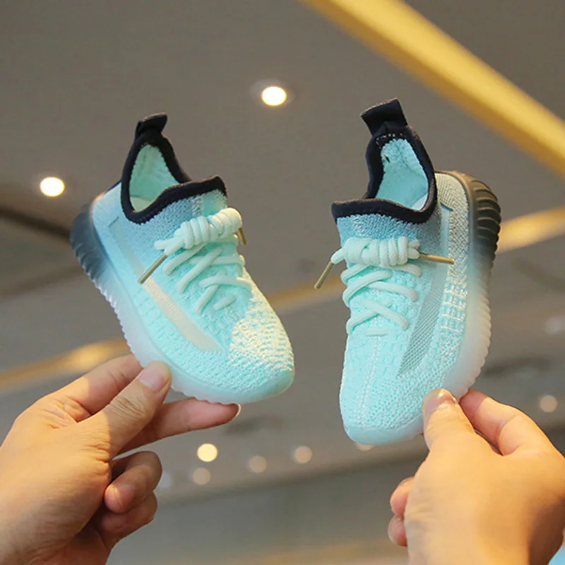 

2021 Autumn Kids Fashion Sneakers Breathable Boys Girls Sport Shoes Soft Children Casual Sneakers Baby Kids Teens Walking Shoes
