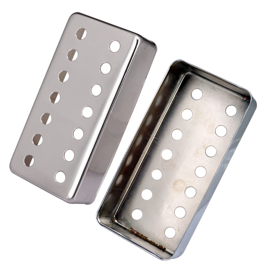 pack von 2 pcs humbucker pickup covers messing elektrische gitarre musical teil decor für 7 string e gitarre zubehör free global shipping