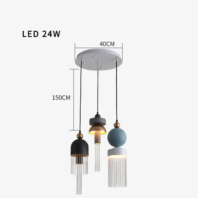 Уникальный подвесной светильник светодиодный современный стеклянный