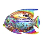 MEIVN 5D DIY алмазная живопись рыбы и морским транспортом полная квадратная Алмазная вышивка мультфильм Животные со стразами Картина Набор для рукоделия