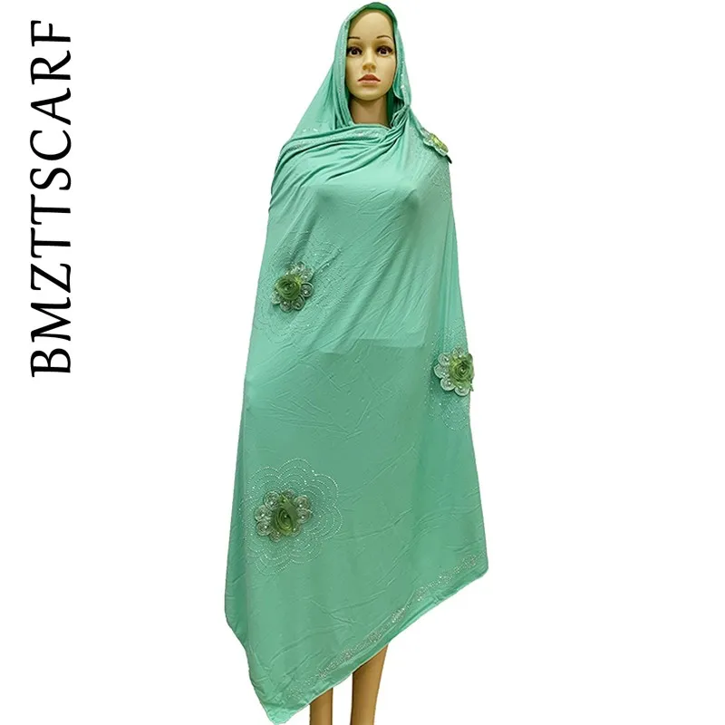 Новейший мягкий шифон кружевной шарф Мусульманский Для женщин в африканском