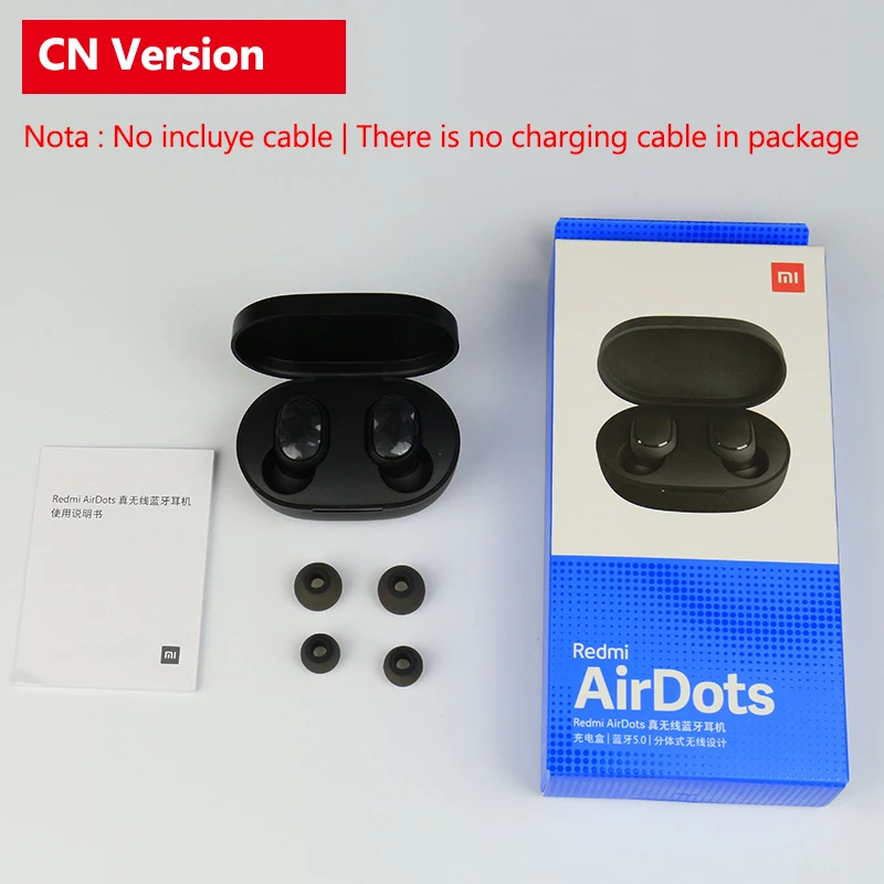 Xiaom Redmi AirDots TWS Наушники Беспроводные Bluetooth 5 0 голосовые Contral Nosie Reduction Tap наушники |
