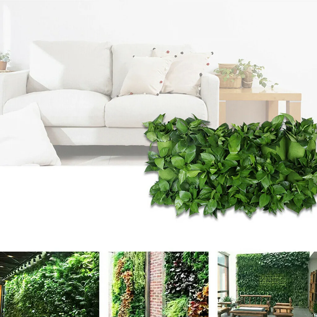 72 карман Вертикальное Озеленение подвесной настенный садовый для выращивания