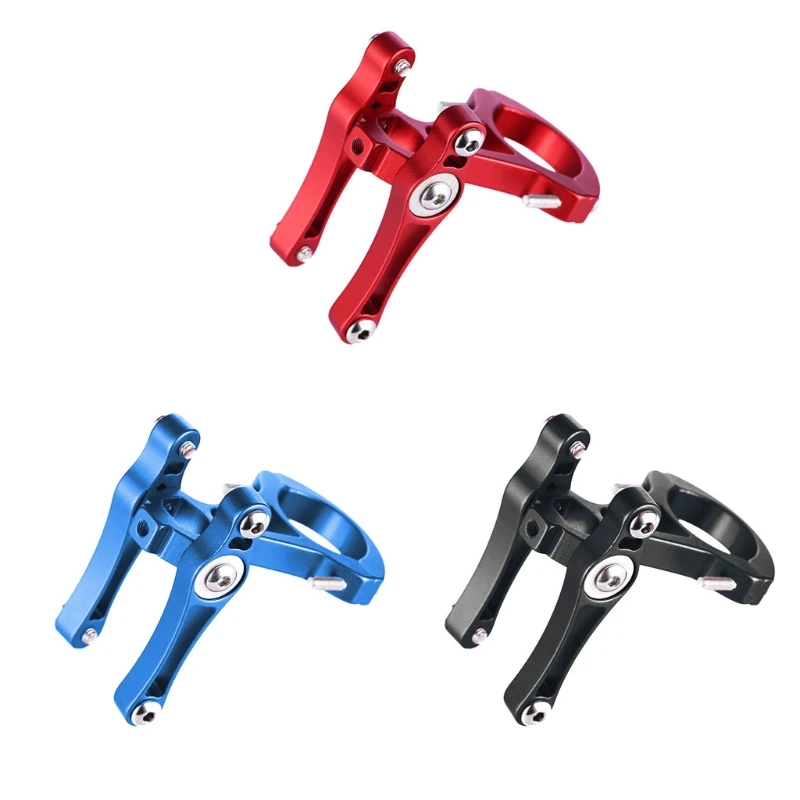 

H8WC Quick Release Bicycle Water Bottle Cage Handlebar Seatpost Mount Aluminum Alloy Bottle Cage Adapter Conversion Fixed Repair